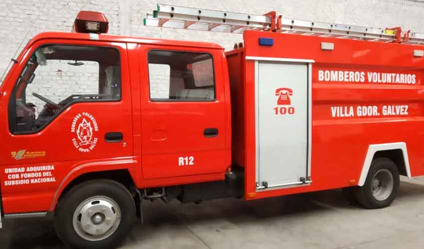 Los Bomberos de Villa Gobernador Gálvez con nuevos vehículos