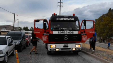 Bomberos Voluntarios de Dolavon con nueva unidad