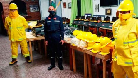 Bomberos de San Clemente con nuevos equipos forestales