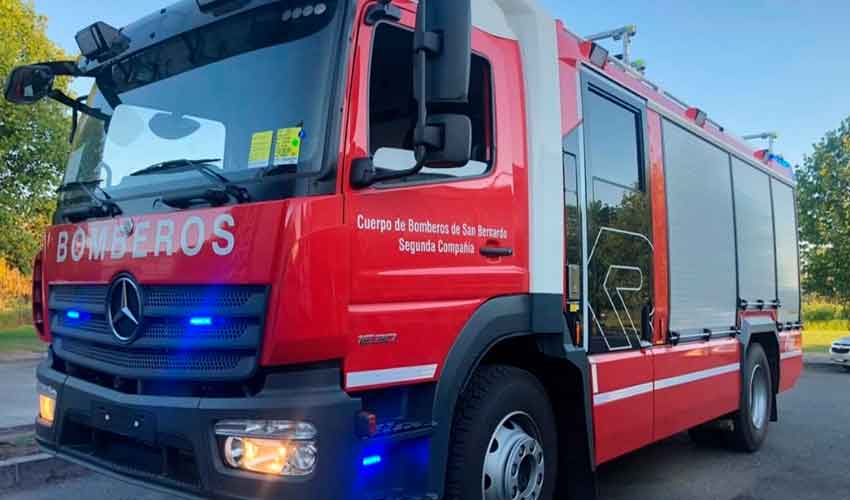 Nuevo carro para la Segunda Cía. Bomberos de San Bernardo