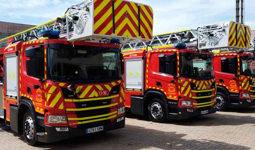 25 vehículos pesados para ampliar la flota de Bomberos