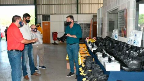 Bomberos Voluntarios de Rafaela recibió nuevos equipos