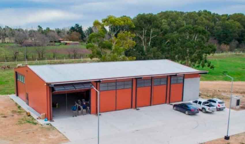 Avanza la obra del Centro Federativo de Entrenamiento de Bomberos