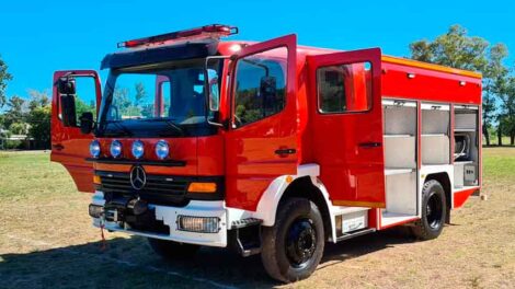 Nueva autobomba para los Bomberos Voluntarios de Intendente Alvear