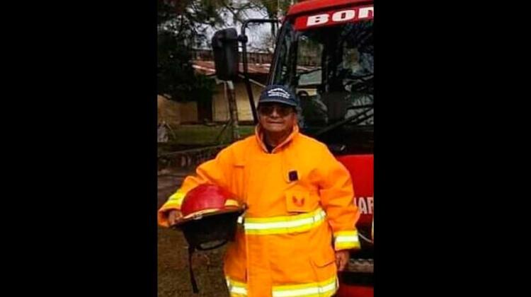 Bomberos de luto por el fallecimiento de bombero en acto de servicio