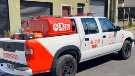 Los Bomberos de Berisso con nuevo equipo de ataque rápido