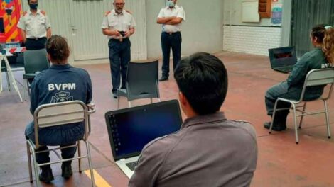Rindieron examen los futuros Bomberos de Chubut