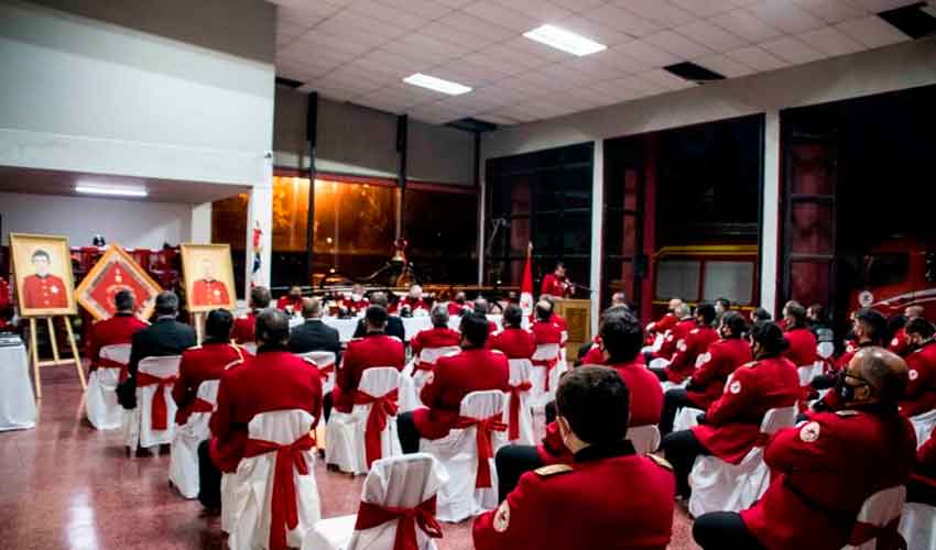 Primera Compañía de Rengo conmemoró aniversario N°127