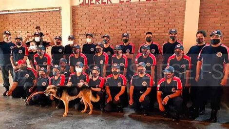 Nuevos uniformes para Bomberos Voluntarios de Santa María