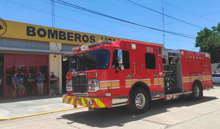Bomberos Voluntarios de Monte Maíz con nueva Unidad