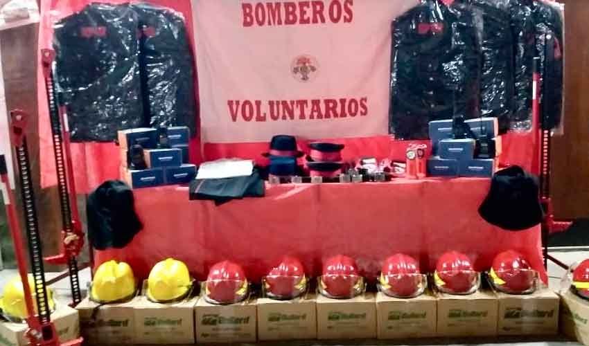 Bomberos Voluntarios Pasteur compró nuevo equipamiento