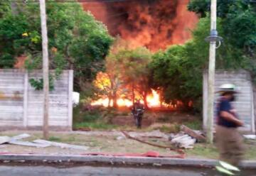 Incendio en una fábrica de plástico en General Pacheco
