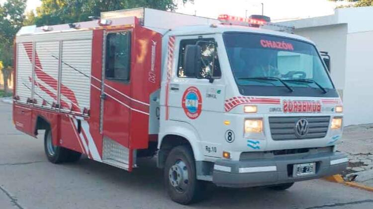 Bomberos de Chazón con nueva unidad para incendios y accidentes