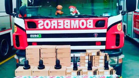 Bomberos Voluntarios de Olavarría renovaron sus equipos de comunicaciones
