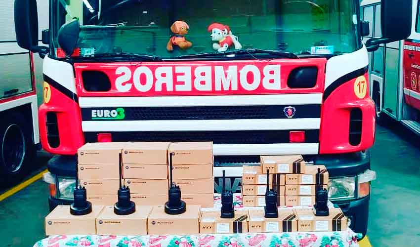 Bomberos Voluntarios de Olavarría renovaron sus equipos de comunicaciones