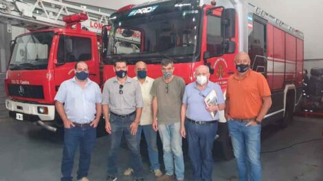 Reunión entre Bomberos de Lomas de Zamora y la Empresa ARD