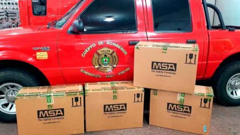 Bomberos de Echenagucia adquirieron equipos de respiración