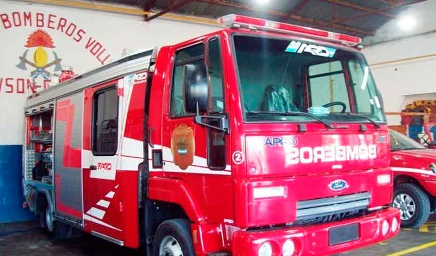 Bomberos de Rawson se declararon en estado de alerta