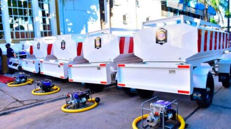 Entregan nuevos equipamientos e indumentaria para Bomberos de la Policía