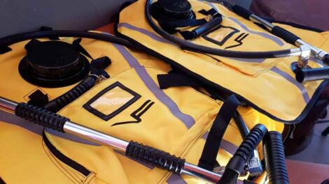 Bomberos de Traslasierra recibieron equipamiento "Vallfirest"