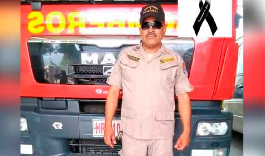 Muere por COVID-19 un subteniente de Bomberos en SPS