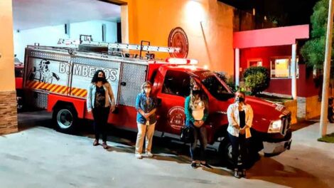 Bomberos de Carmen de Patagones con nuevo móvil y equipos