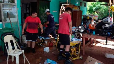 Temporal dejó cuantiosos daños en cuartel de bomberos