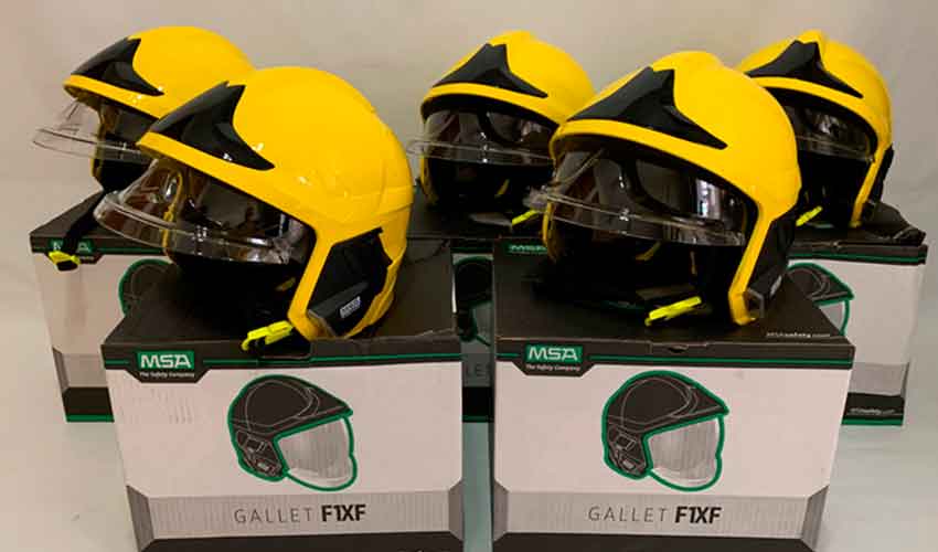 Bomberos de Colonia San Bartolomé realizó la compra de cascos MSA
