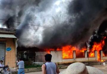 La Paz: Se registró incendio en el hospital San Buenaventura