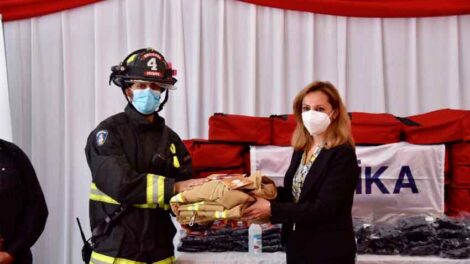Turquía entregó valiosa donación a Bomberos de Quilicura