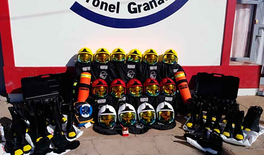 Nuevo equipamiento para Bomberos de Coronel Granada