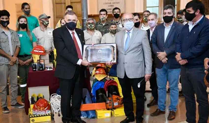 Bomberos de San Javier recibieron nuevo equipamiento