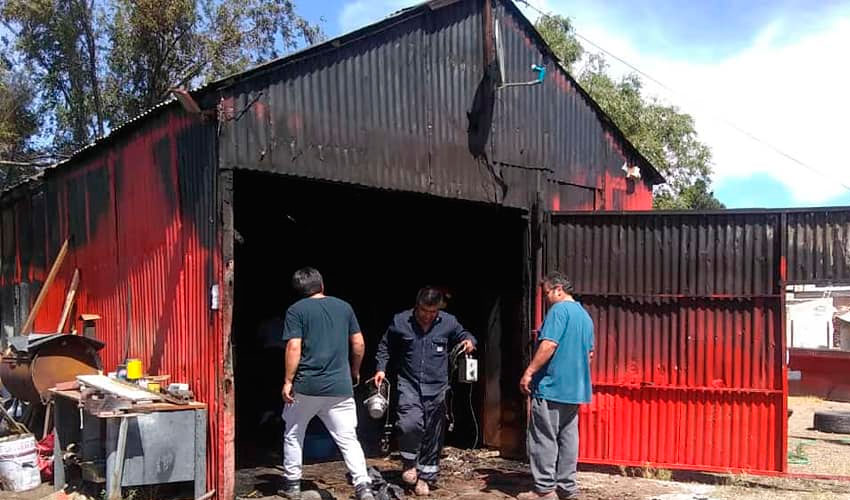 Incendio destruye cuartel de Bomberos Voluntarios