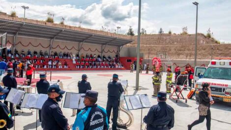Bomberos Latacunga inauguró su nueva compañía