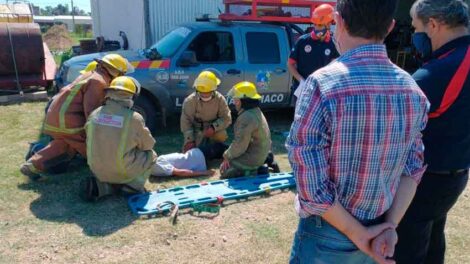 Rindieron y se sumaron a Bomberos Voluntarios