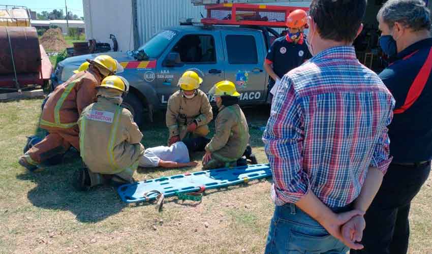 Rindieron y se sumaron a Bomberos Voluntarios