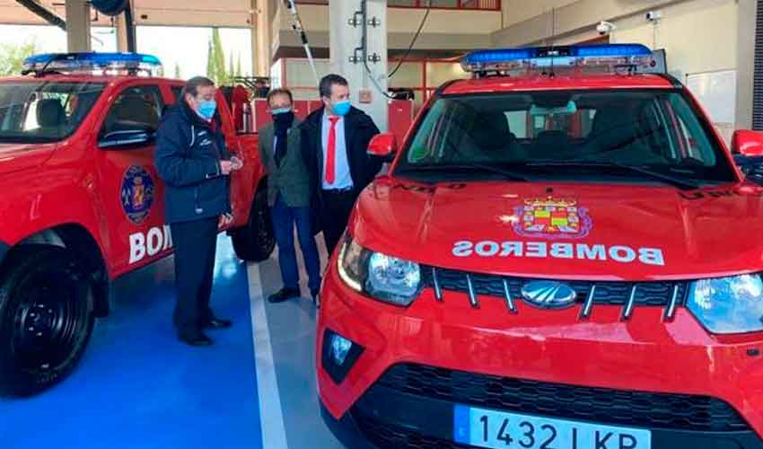 Nuevos vehículos de Bomberos para incendios y rescate