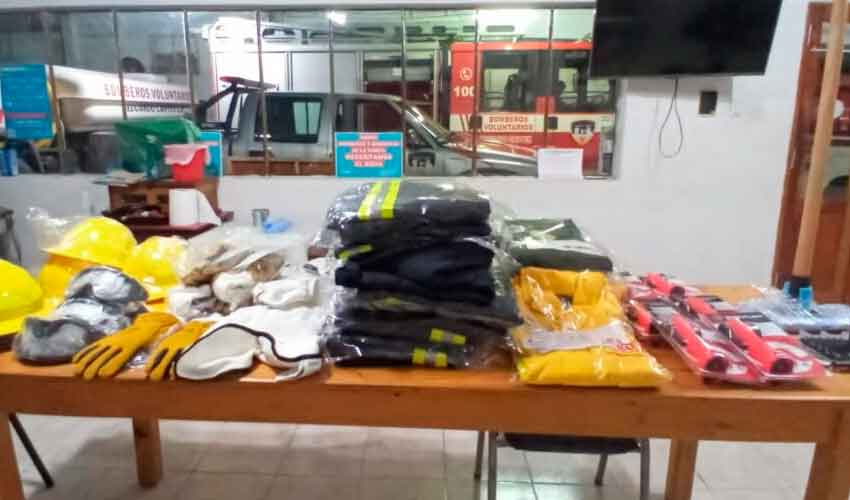 Bomberos Voluntarios de Castex adquirieron nuevos equipamientos