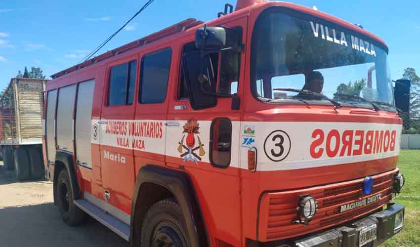 Bomberos Voluntarios de Santa Isabel adquirió una Autobomba