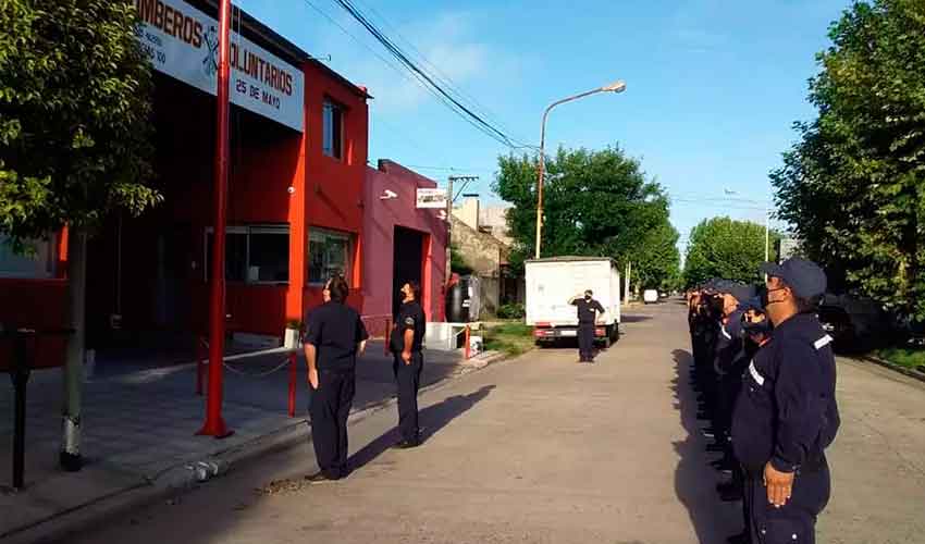 Bomberos Voluntarios de 25 de Mayo celebra su 62° Aniversario de Fundación