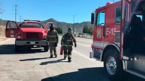 Se incendio una cisterna de bomberos que se dirigía a una emergencia