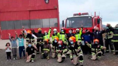 Primer carro para Bomberos de Huentelauquén
