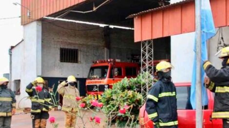 Pesar por el fallecimiento de un integrante de los Bomberos