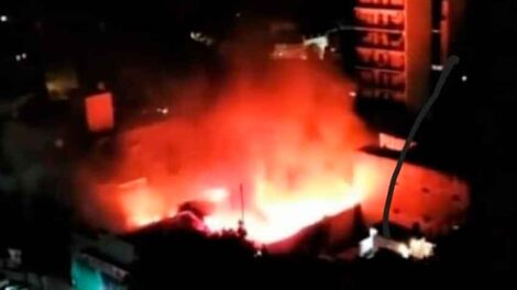 Incendio en un Supermercado de Villa Urquiza