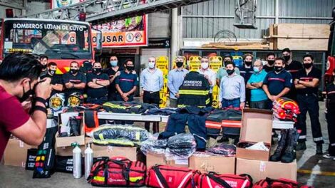Bomberos de Luján adquirió nuevo equipamiento e indumentaria