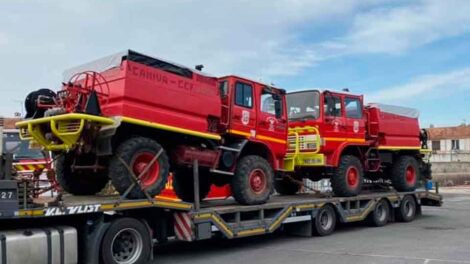 Bomberos de Luján de Cuyo recibirán equipamiento de Francia