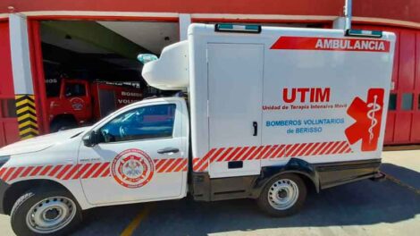 Bomberos de Berisso suma nuevo móvil a su parque automotor