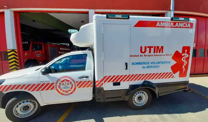 Bomberos de Berisso suma nuevo móvil a su parque automotor