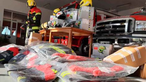 Nuevos equipos de protección para los Bomberos de Rawson