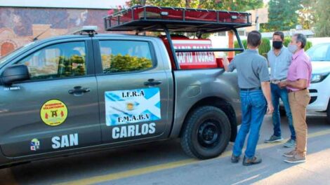Bomberos de San Carlos incorporaron una moderna unidad